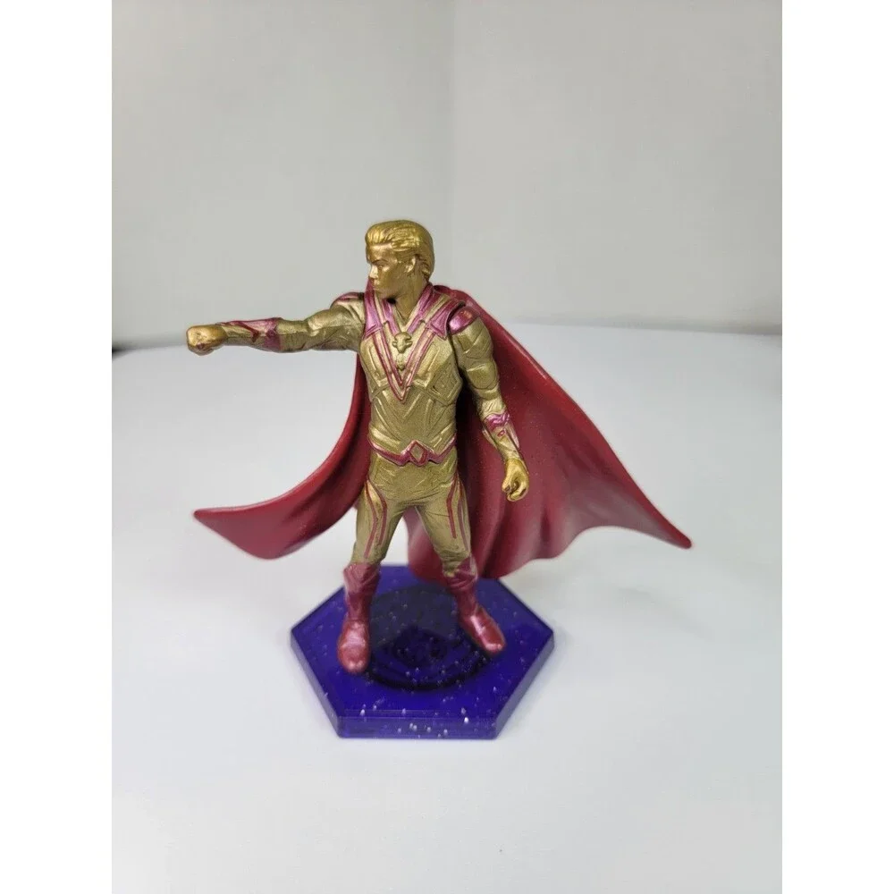 Marvel Guardians Gold Cape PVC Figure Purple Base Cake Topper Collectible